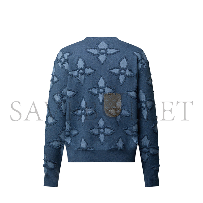 LOUIS VUITTON SUÉTER DE ALGODÃO TEXTURIZADO 1AGJRF LOUIS VUITTON SUÉTER DE ALGODÃO TEXTURIZADO 1AGJRF